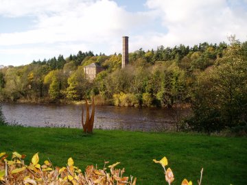 Riverside sculpture